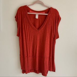 Free people v-neck tunic top